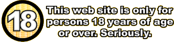 You must be eighteen to enter the web site